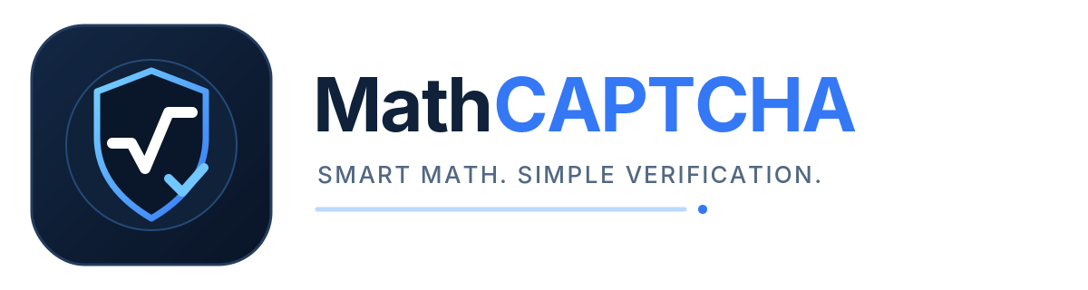 MathCAPTCHA — Smart Math. Simple Verification.